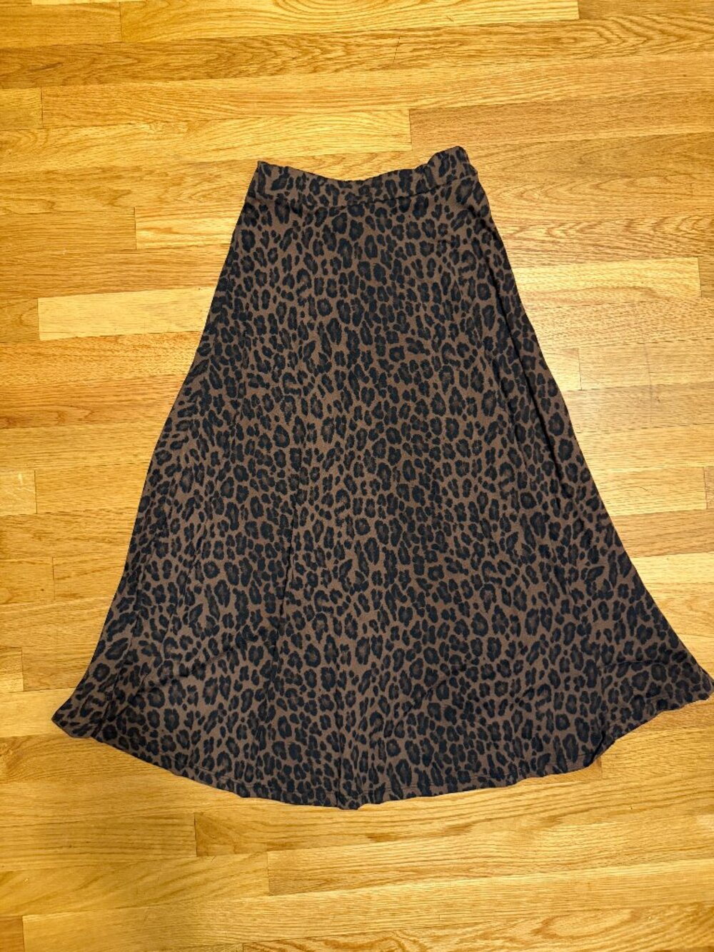 Leopard Midi Skirt